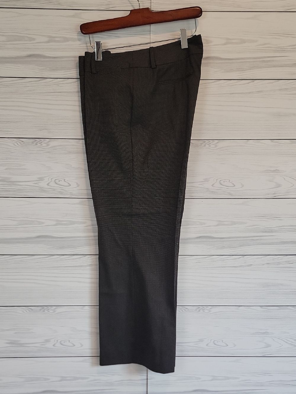 Halogen Tailor Fit Dress Pants - Dark Charcoal Nailhead Fabric Womens Size 12